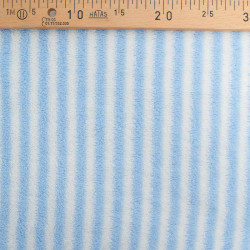 Eponge Bicolore Fines Rayures Bleu et Ecru Maison Klem