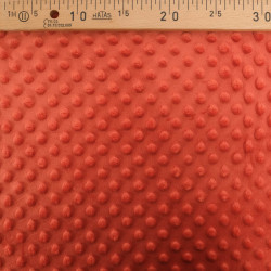 Minky Bubble Brique - Maison Klem