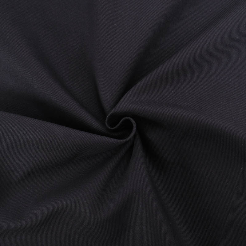 Sergé De Coton Hector - Noir - Maison Klem