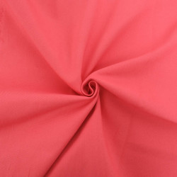 Sergé De Coton Hector - Corail - Maison Klem