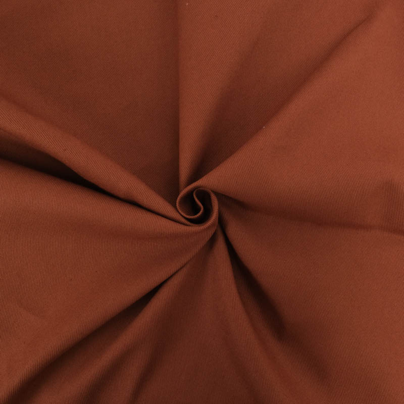 Sergé De Coton Hector - Marron - Maison Klem