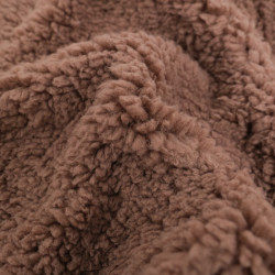 Tissu Sherpa Cacao - Maison Klem