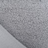 Tissu Sherpa Gris clair - Maison Klem