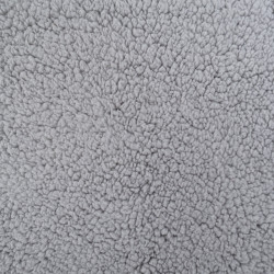 Tissu Sherpa Gris clair - Maison Klem