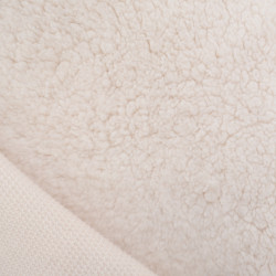 Tissu Sherpa Ecru - Maison Klem