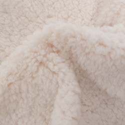 Tissu Sherpa Ecru - Maison Klem