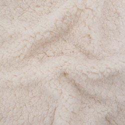 Tissu Sherpa Ecru - Maison Klem