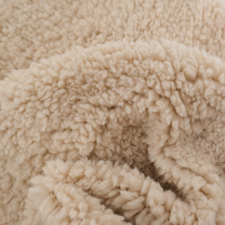 Tissu Sherpa Beige - Maison Klem