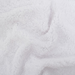 Tissu Sherpa Blanc - Maison Klem