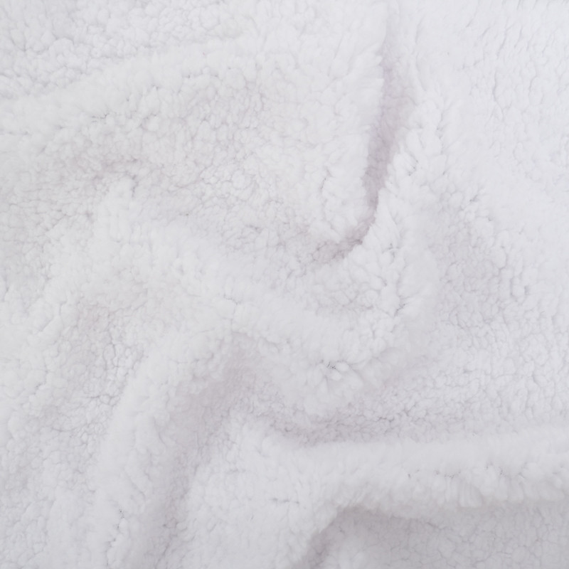 Tissu Sherpa Blanc - Maison Klem