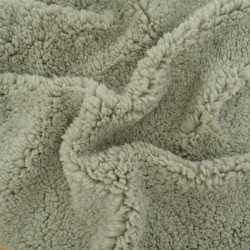 Tissu Sherpa Sauge - Maison Klem