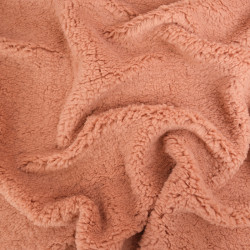 Tissu Sherpa Marsala - Maison Klem