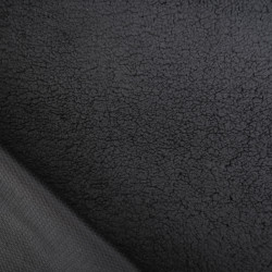 Tissu Sherpa Noir - Maison Klem