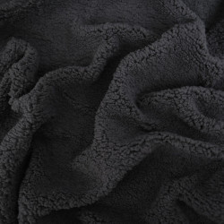Tissu Sherpa Noir - Maison Klem
