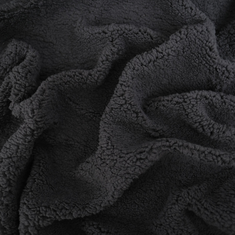 Tissu Sherpa Noir - Maison Klem
