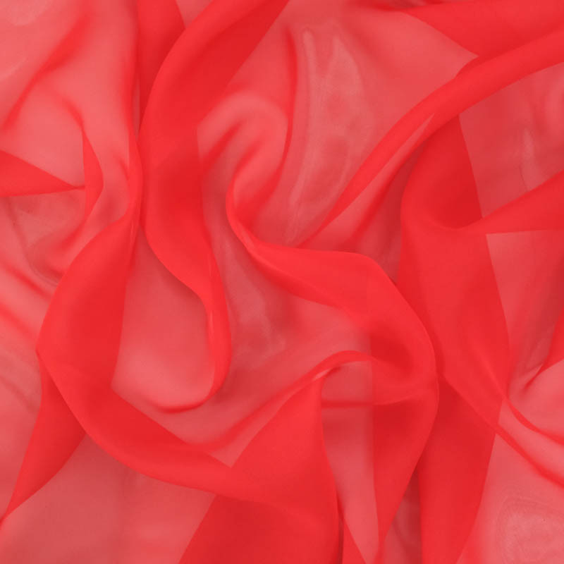 Mousseline Maria - Rouge Cerise - Maison Klem Mousseline Maria - Rouge Cerise - Maison Klem