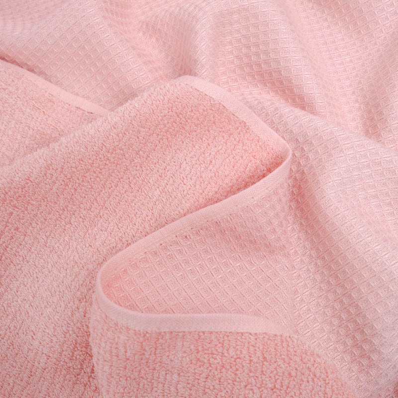 Nid D'Abeille Envers Eponge Bambou Rose Pétale - Maison Klem