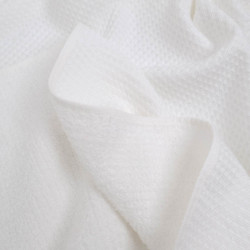 Nid D'Abeille Envers Eponge Bambou Blanc - Maison Klem