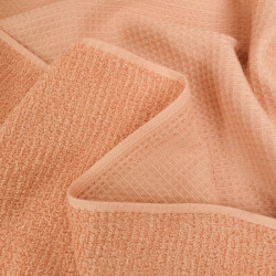 Nid D'Abeille Envers Eponge Bambou Abricot - Maison Klem