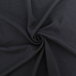 Viscose Texturée Noire - Maison Klem
