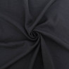Viscose Texturée Noire - Maison Klem