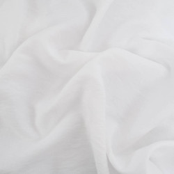 Viscose Texturée Blanche - Maison Klem