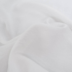 Viscose Texturée Blanche - Maison Klem