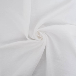 Viscose Texturée Blanche - Maison Klem