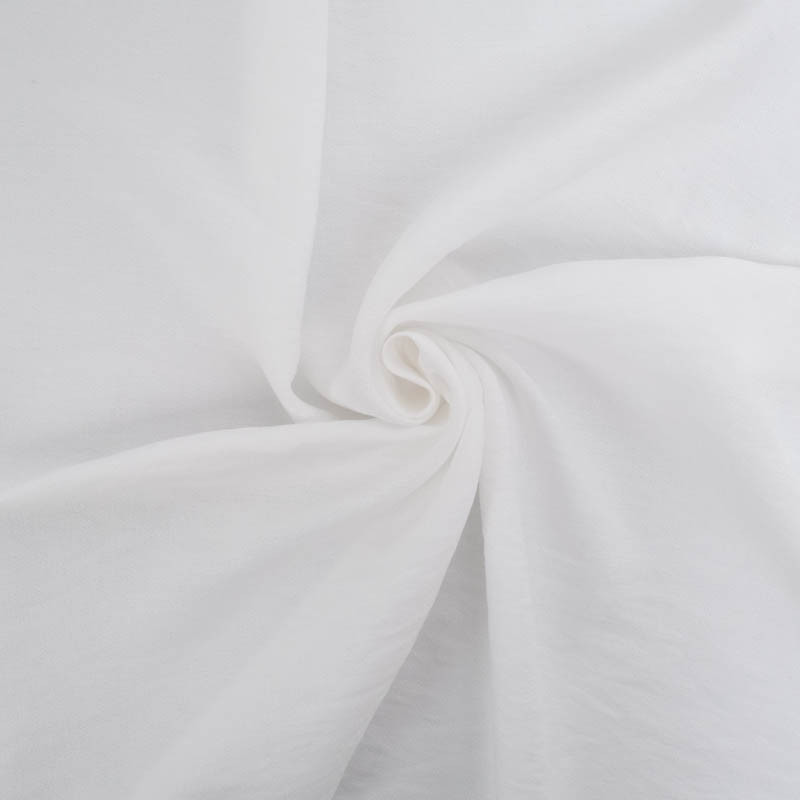 Viscose Texturée Blanche - Maison Klem