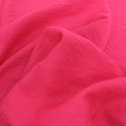 Viscose Texturée Fuchsia - Maison Klem