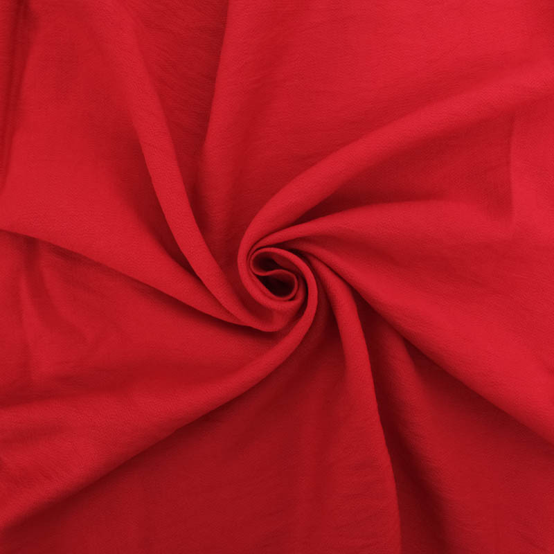 Viscose Texturée Rouge