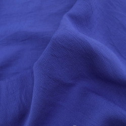 Viscose Texturée Bleu Royal - Maison Klem