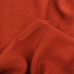 Viscose Texturée Terracotta - Maison Klem