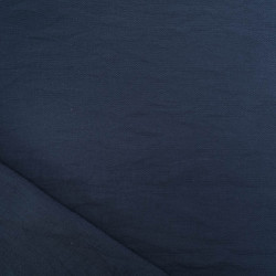 Viscose Texturée Bleu Marine - Maison Klem