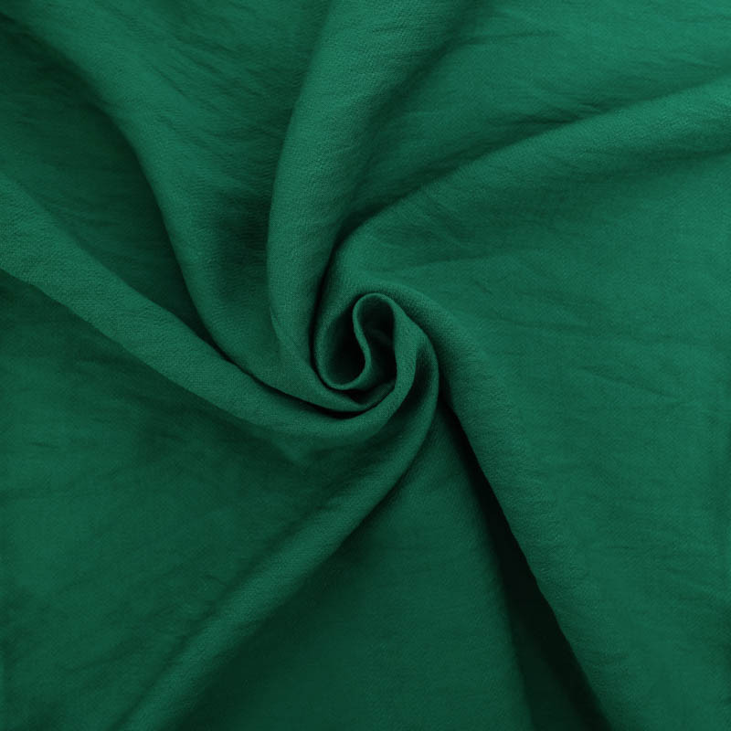 Viscose Texturée Vert Forêt - Maison Klem Viscose Texturée Vert Forêt - Maison Klem