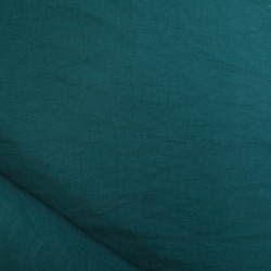 Viscose Texturée Paon - Maison Klem