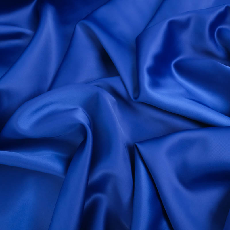 Satin Stretch Eva - Bleu Electrique - Maison Klem Satin Stretch Eva - Bleu Electrique - Maison Klem