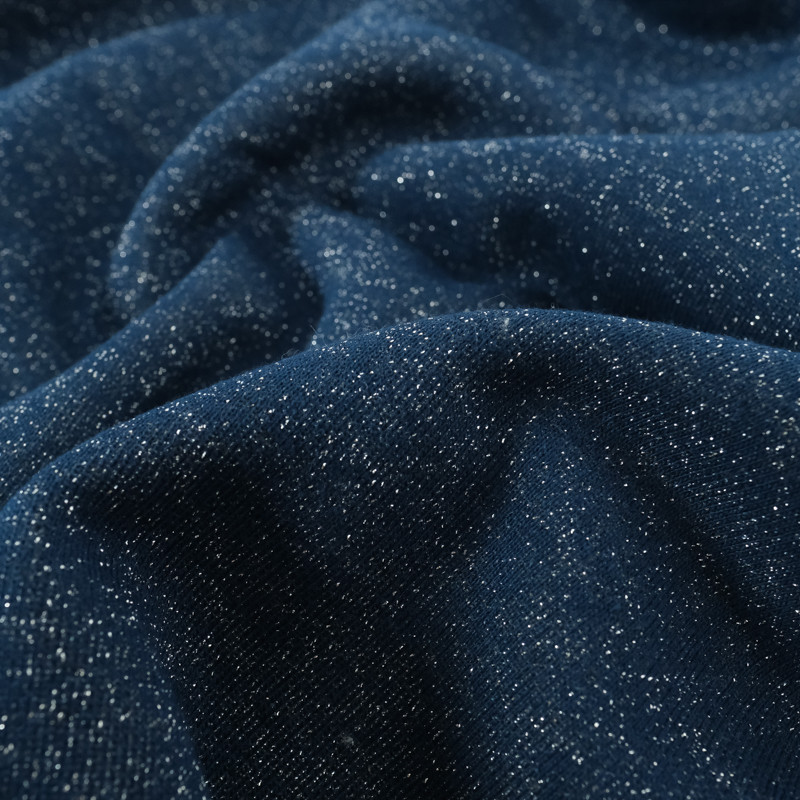 Sweat French Terry Lurex  Minuit Argent - Maison Klem