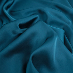 Satin Stretch Léger Léa - Paon - Maison Klem