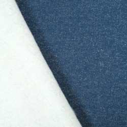 Sweat French Terry Lurex  Minuit Argent - Maison Klem