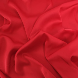 Satin Stretch Léger Léa - Rouge - Maison Klem