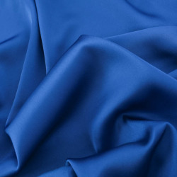 Satin Stretch Léger Léa - Bleu - Maison Klem