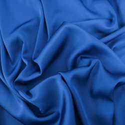 Satin Stretch Léger Léa - Bleu - Maison Klem