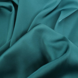 Satin Stretch Léger Léa - Emeraude - Maison Klem