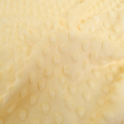 Minky Bubble Jaune Tendre - Maison Klem
