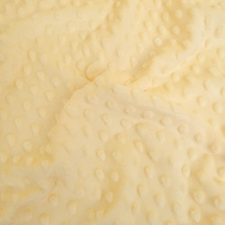 Minky Bubble Jaune Tendre - Maison Klem