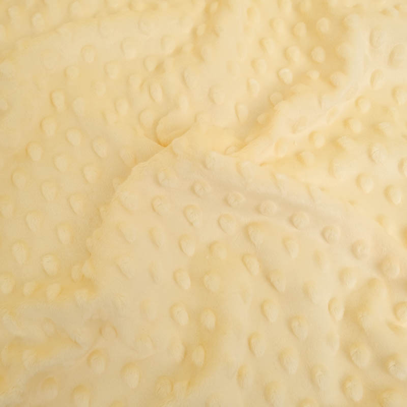 Minky Bubble Jaune Tendre - Maison Klem