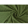 Cotton jersey checks 09 green