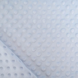 Minky Bubble Bleu Clair - Maison Klem