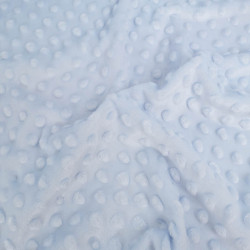Minky Bubble Bleu Clair - Maison Klem